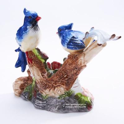 TƯỢNG ĐÔI CHIM TRĨ MEN XANH